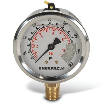 Manomètre de pression ENERPAC jusqu'à 1000 bars - Hydraulique & vérinage