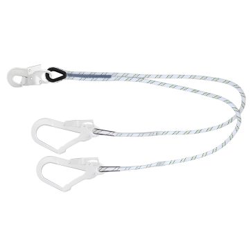 Longe fourche corde tressée Kratos Safety - Ascensoriste