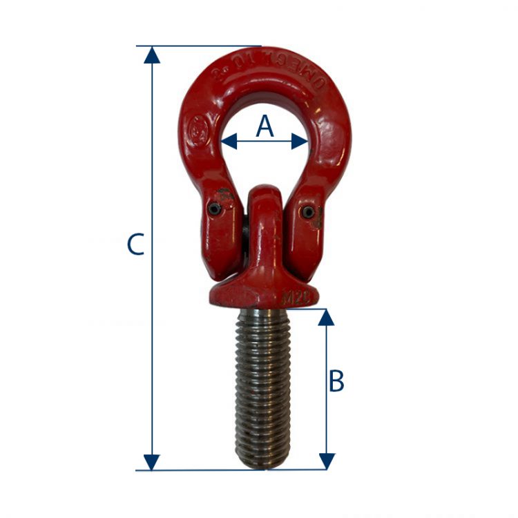 Anneau de levage articulé CMU 0.9 à 8.75T - Accessoires de levage