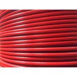 Câble acier gainé rouge - Câble