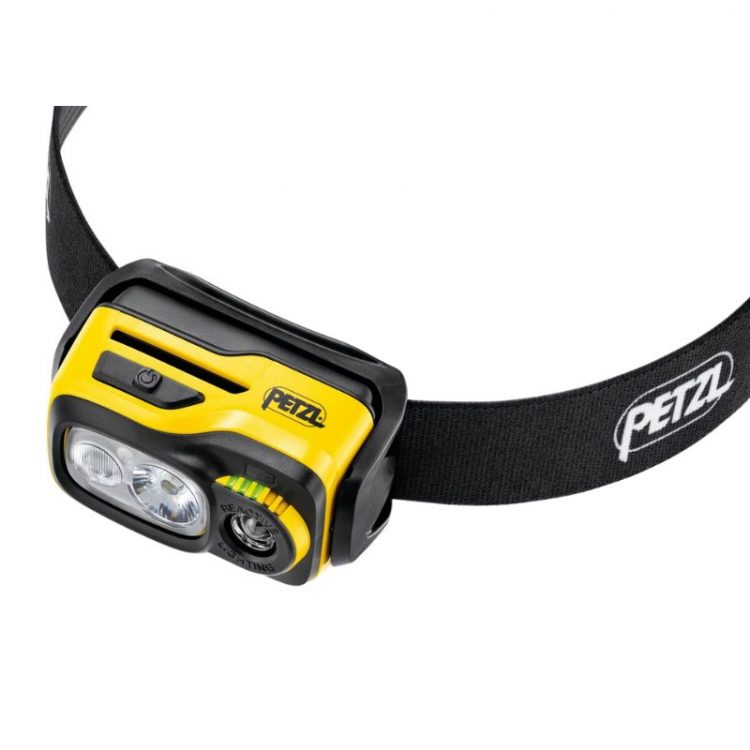 petzl swift rl lampe frontale pour casque de chantier