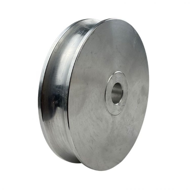 Réa aluminium pour corde.