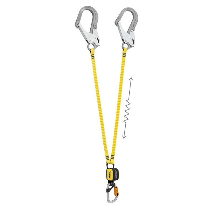 Longe double anti chute ABSORBICA®-Y MGO Petzl