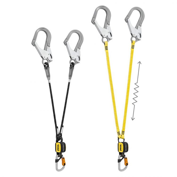 Longe double anti chute ABSORBICA®-Y MGO Petzl internationale