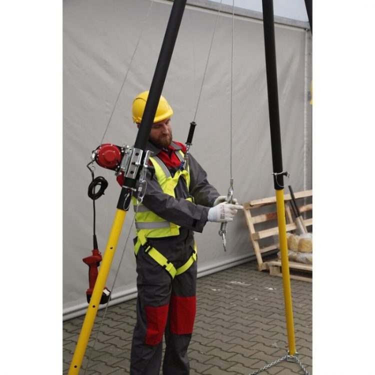 treuil de chantier sur batterie