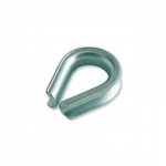 Cosse cœur Galva pour cordage 10 à 35 mm
